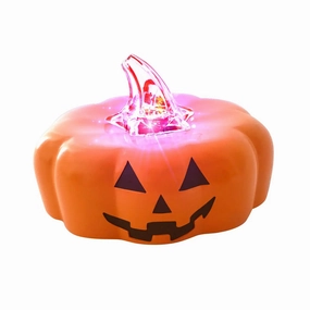 Wicked Treats Mystical Supplies Spooky Lites! Flashing Pumpkin Light