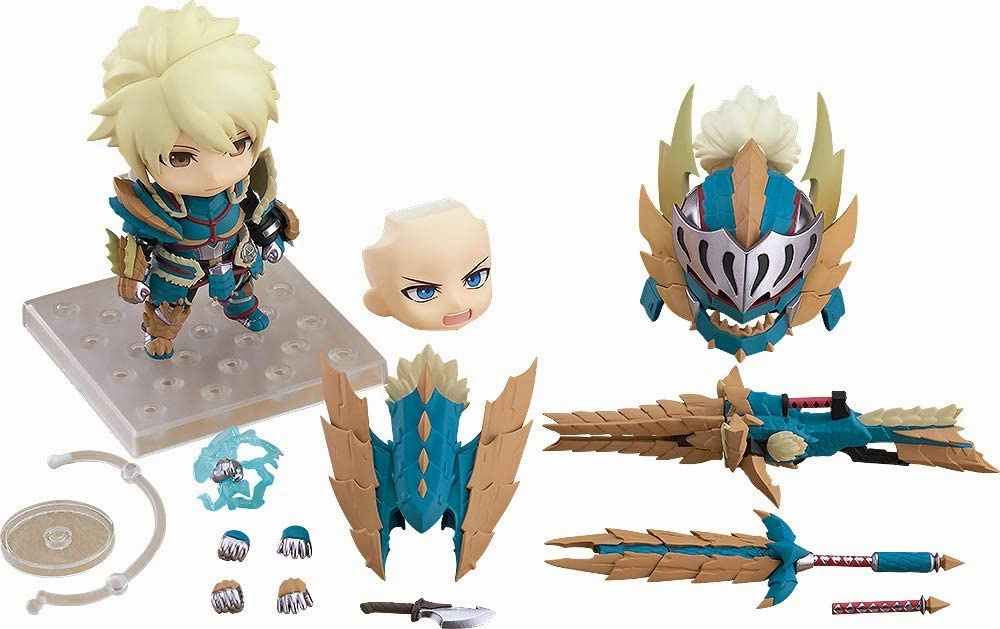 Gaming Figure Alien Creature Monster Hunter World: Iceborne -  Nendoroid#1421-DX Male Zinogre Alpha Armor Ver. DX (Good Smile Company)