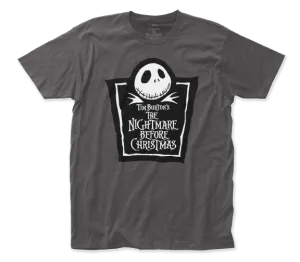 Nightmare Before Christmas ?C Tombstone Logo OdorResistant Technology