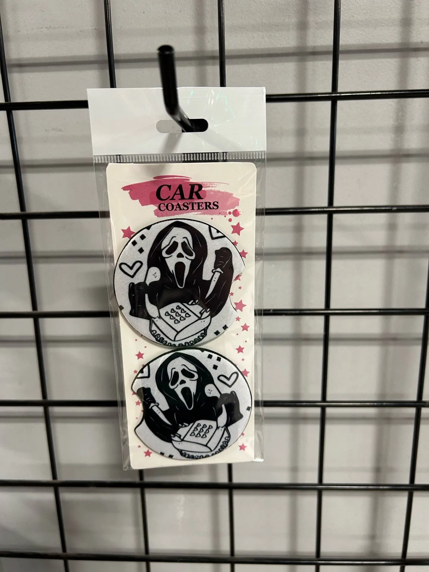 Ghostface Call Me Car Coasters Ghostly Displays