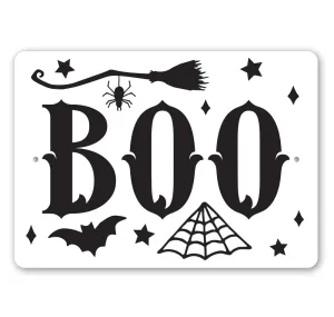 Boo Halloween Sign Whimsical Crafts