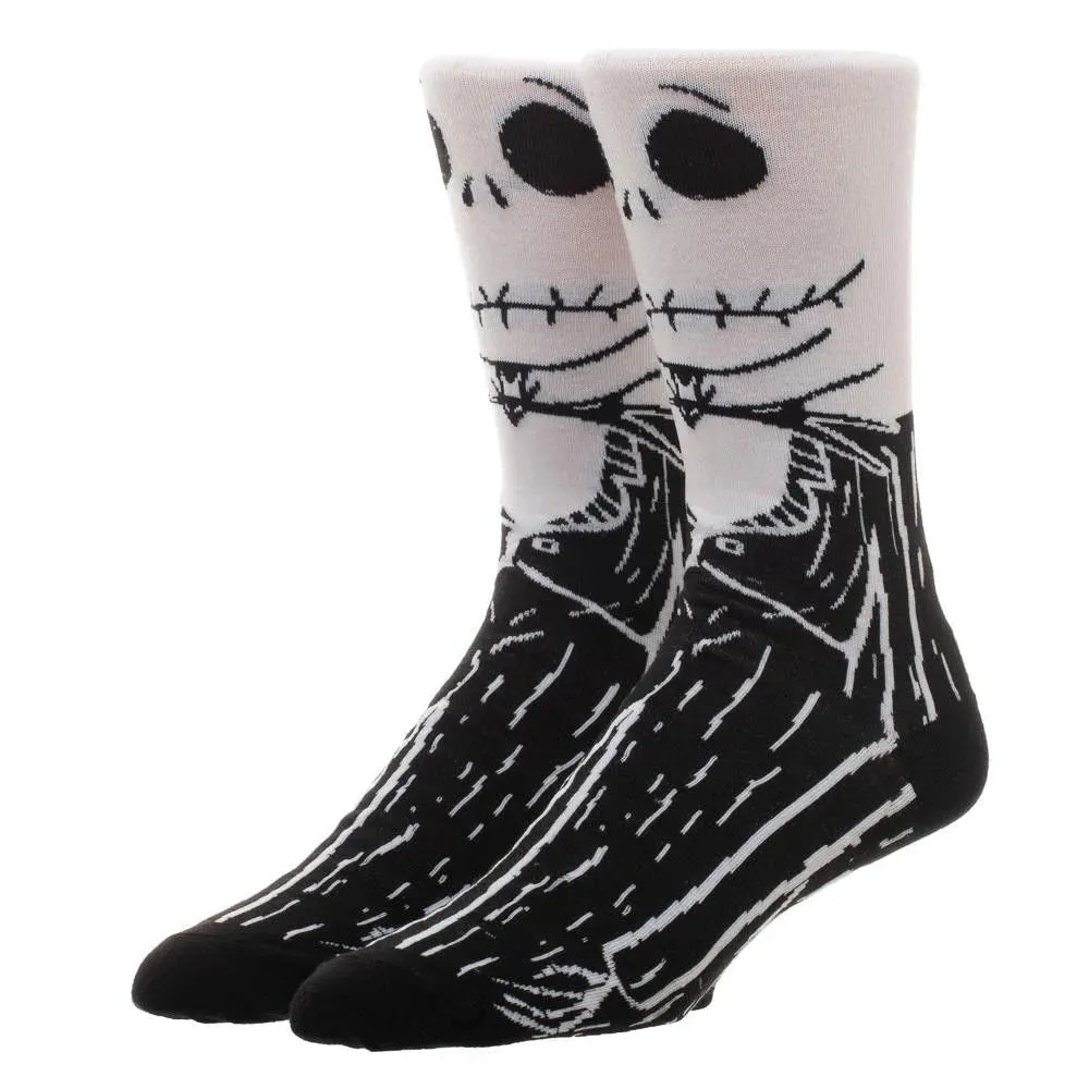 Comfort Essential NBC Jack Skellington 360 Character Crew Sock