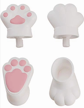 Nendoroid Doll Animal Hand Parts Set White Engineering Toy Colorful Decor