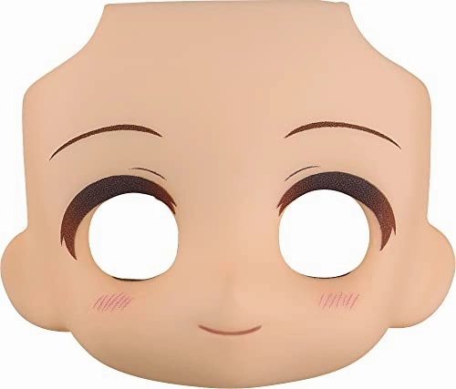 Chibi Merchandise Valuable Collectible Nendoroid Doll Customizable Face Plate 01 Peach