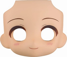 Chibi Merchandise Valuable Collectible Nendoroid Doll Customizable Face Plate 01 Peach