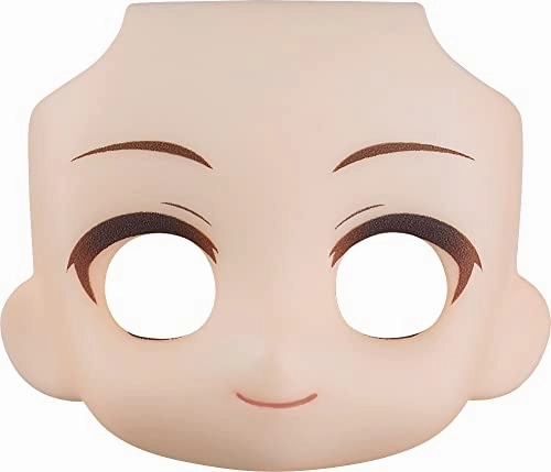 PVC Decor Collectible Collection Nendoroid Doll Customizable Face Plate 02 Cream