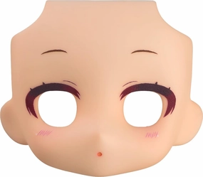 Nendoroid Doll Customizable Face Plate Narrowed Eyes: With Makeup (Peach) Anime Toy Children's Toy