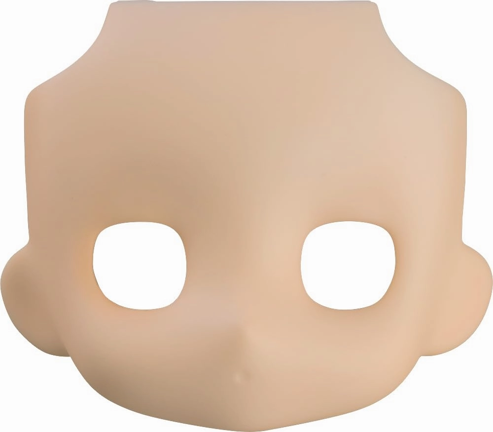 Superhero Merchandise Nendoroid Doll Customizable Face Plate Narrowed Eyes: Without Makeup (Almond Milk)