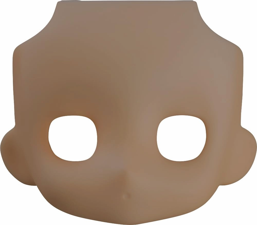 Nendoroid Doll Customizable Face Plate Narrowed Eyes: Without Makeup (Cinnamon) Character Statue Fan Convention