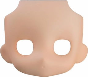 Nendoroid Doll Customizable Face Plate Narrowed Eyes: Without Makeup (Peach) Lifetime Hobby