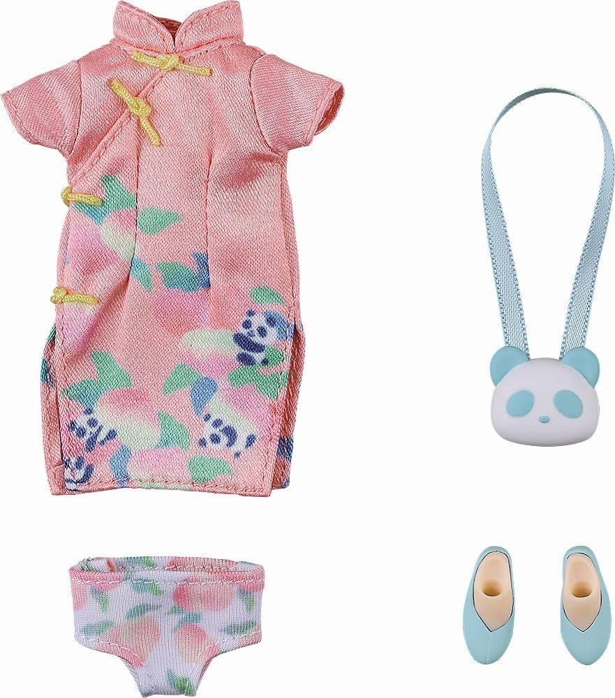 Free Shipping Premium Display Nendoroid Doll Outfit Set Chinese Dress (Panda)