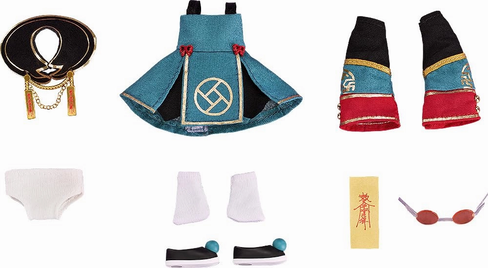 Nendoroid Doll Outfit Set Chinese-Style Jiangshi Twins Ginger Asian Zen Robot Sculpture