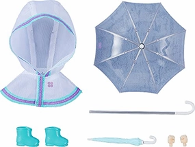 Miniature Piece Nendoroid Doll Outfit Set Rain Poncho (White)