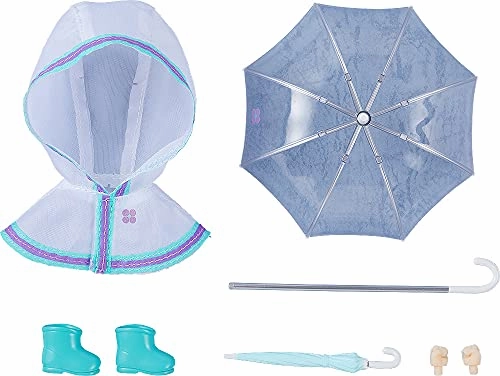 Miniature Piece Nendoroid Doll Outfit Set Rain Poncho (White)