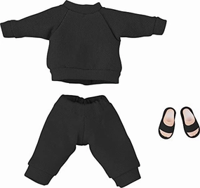 Vintage Collectible Fantasy Item Nendoroid Doll Outfit Set Sweatshirt and Sweatpants (Black)