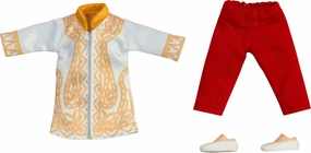 Virtual Collectible Character Sculpture Nendoroid Doll Outfit Set World Tour India - Boy (White)