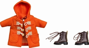 Nendoroid Doll Warm Clothing Set Boots & Duffle Coat (Orange) Engineering Toy
