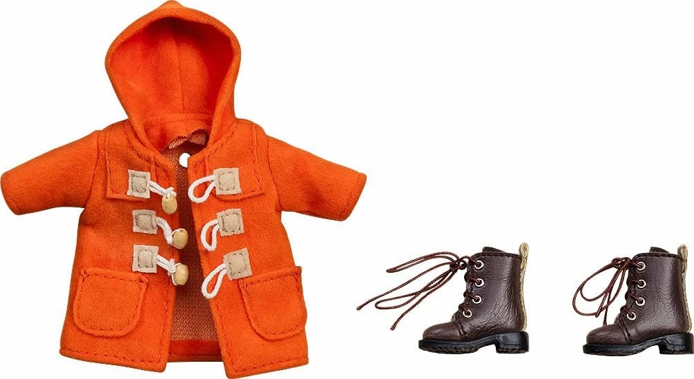 Nendoroid Doll Warm Clothing Set Boots & Duffle Coat (Orange) Engineering Toy