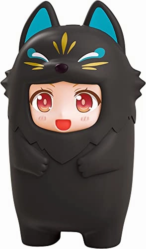 Nendoroid More Kigurumi Face Parts Case Black Kitsune Anime Collection Worldwide Delivery