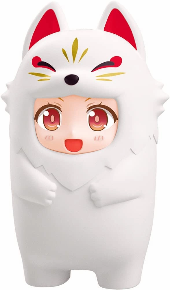 Vinyl Piece Nendoroid More Kigurumi Face Parts Case White Kitsune