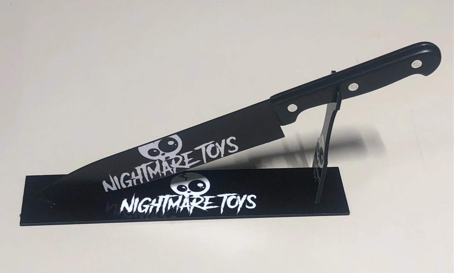 Nightmare Toys Logo Knife Creepy Supplies Mystical Accents