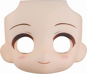Durable Material Hobbyist Community Nendoroid Doll Customizable Face Plate 01 Cream