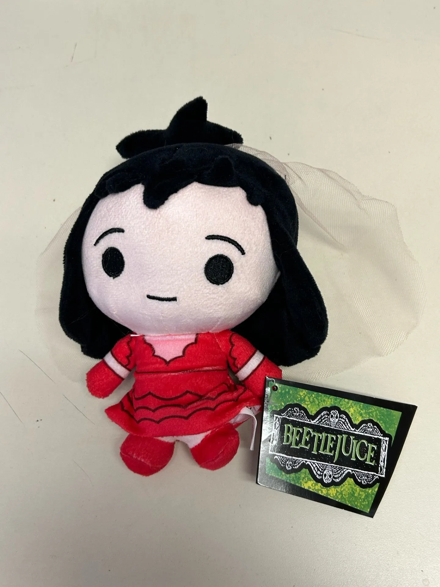 Beetlejuice Lydia Wedding Gown 7" Plush Charming Accessories