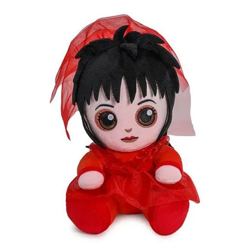 Ghostly Ornaments Beetlejuice Lydia Deetz in Red Wedding Dress Phunny Plush