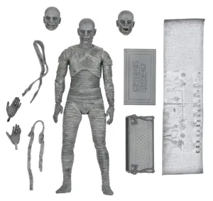 BBT - Universal Monsters Ultimate Mummy (Black & White) Figure Monster Crafts