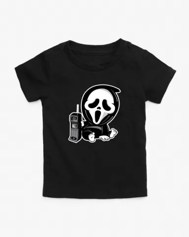 Ghostface Graphic Onesie or Tee Charming Decor Haunted Designs