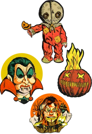 Spooky Lights Enchanting Ornaments Trick r Treat Wall Decor Series 1