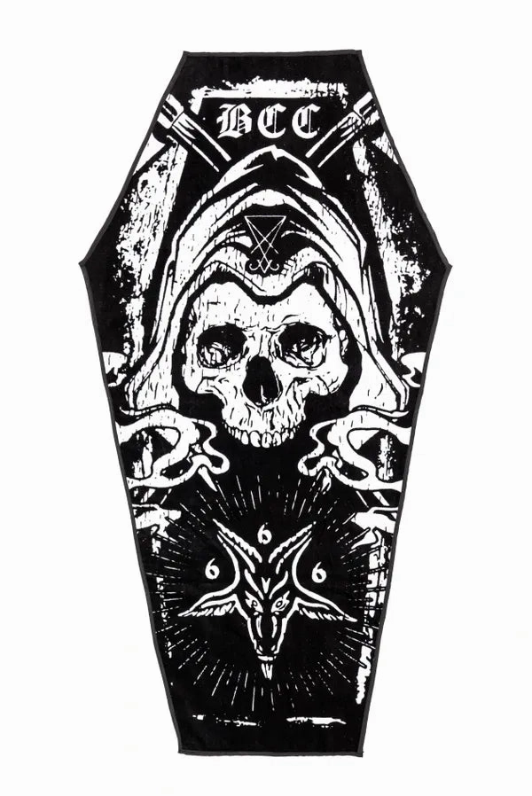 Monster Figures Reaper Casket - Coffin Towel