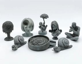 "Uzumaki" Pocket Curse Blind Box Figure Chibi Showcase