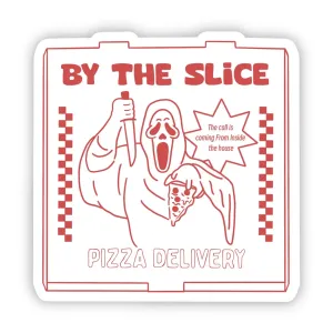 Monster Accents Mystical Lights "By the Slice Pizza Delivery" Horror and Halloween Sticker