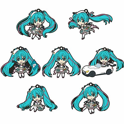 Racing Miku 2019 Ver. Nendoroid Plus Capsule Rubber Key Chain (Capsule) Mecha Robot