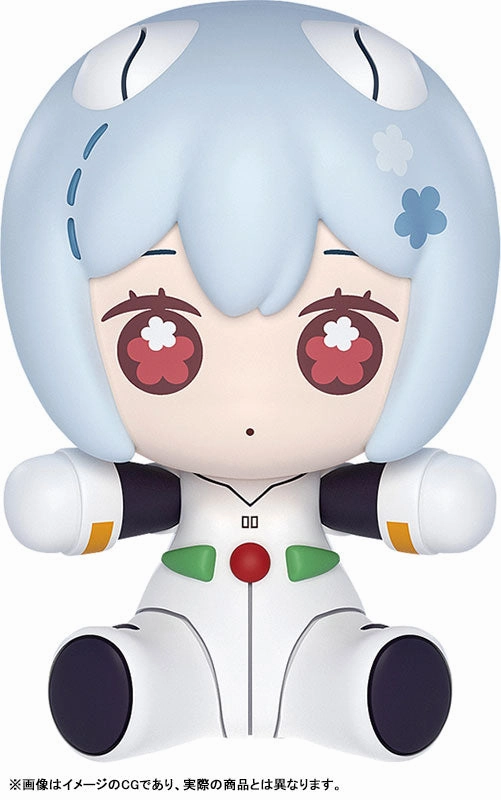 Bird Sculpture Display Case Huggy Good Smile "Rebuild of Evangelion" Ayanami Rei Plugsuit Ver.