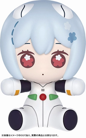 Bird Sculpture Display Case Huggy Good Smile "Rebuild of Evangelion" Ayanami Rei Plugsuit Ver.