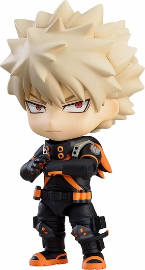 "My Hero Academia The Movie World Heroes' Mission" Nendoroid #1692 Bakugo Katsuki Stealth Suit Ver. Bathroom Accent Media Attention