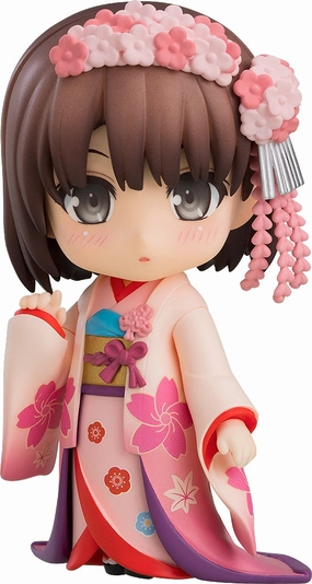 Saenai Heroine no Sodatekata fine Nendoroid#1114 Katou Megumi Kimono Ver. (Good Smile Company) Mathematical Model Gaming Collectible