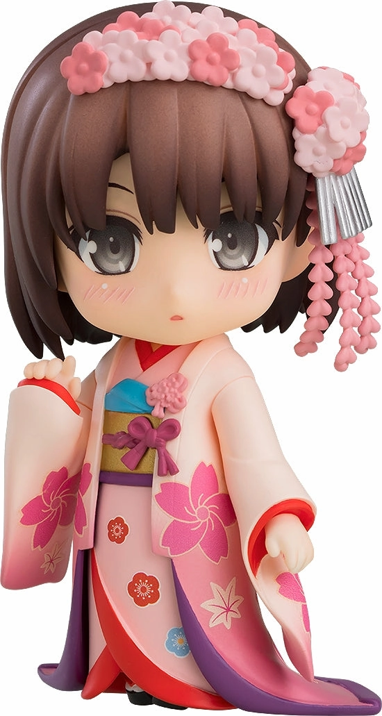 Saenai Heroine no Sodatekata fine Nendoroid#1114 Katou Megumi Kimono Ver. (Good Smile Company) Mathematical Model Gaming Collectible