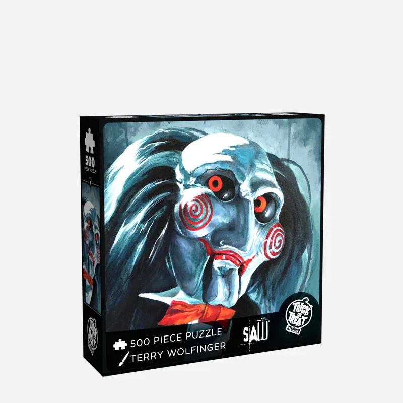 Monster Party SAW- Billy the Puppet 500 Piece Jigsaw Puzzle