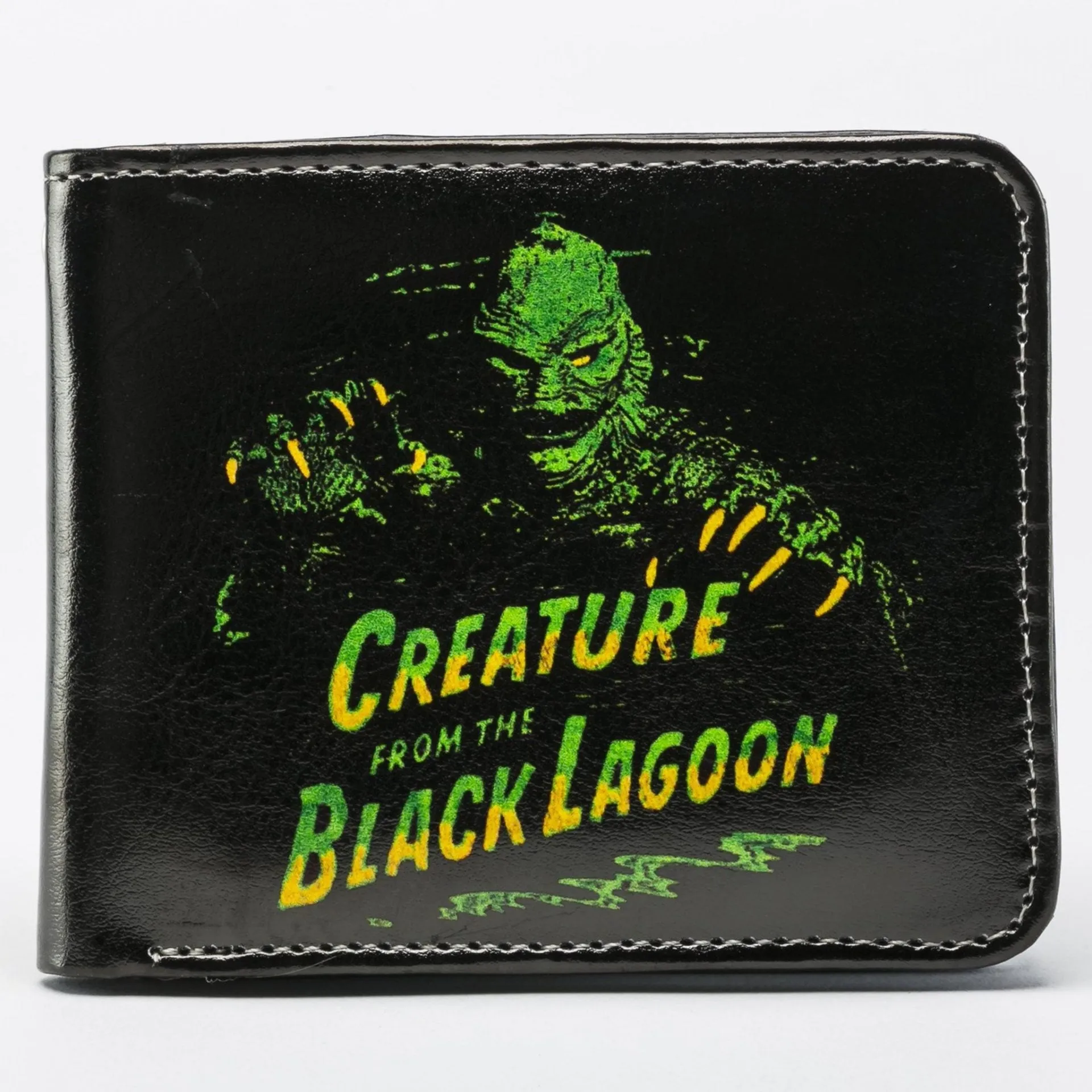 Mysterious Figures Ghostly Displays Green Creature From the Black Lagoon Billfold Wallet