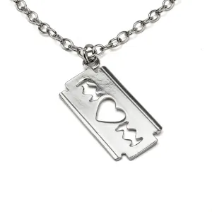 Wicked Designs Razor Pendant Necklace