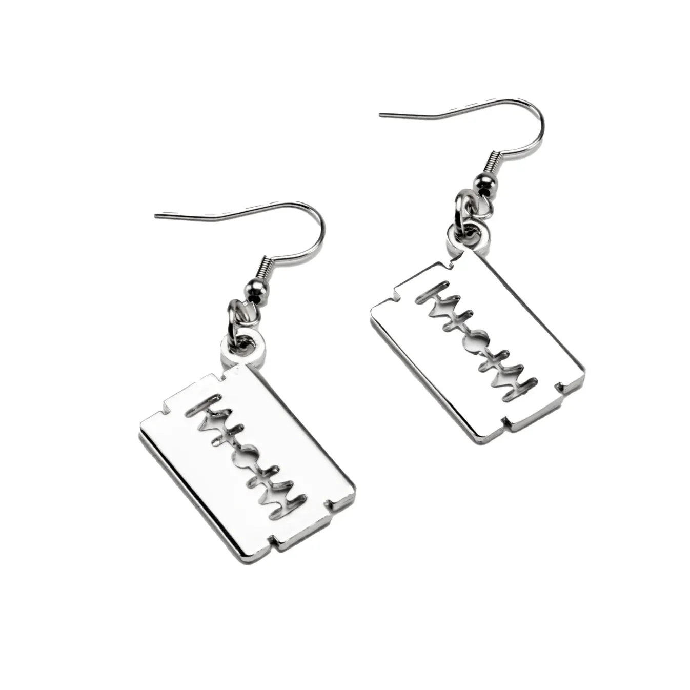 Razor Earrings Scary Treats Frightening Displays