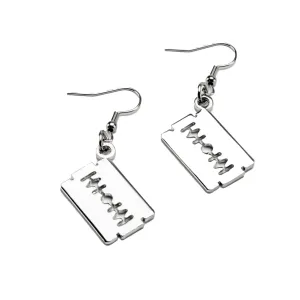 Razor Earrings Scary Treats Frightening Displays