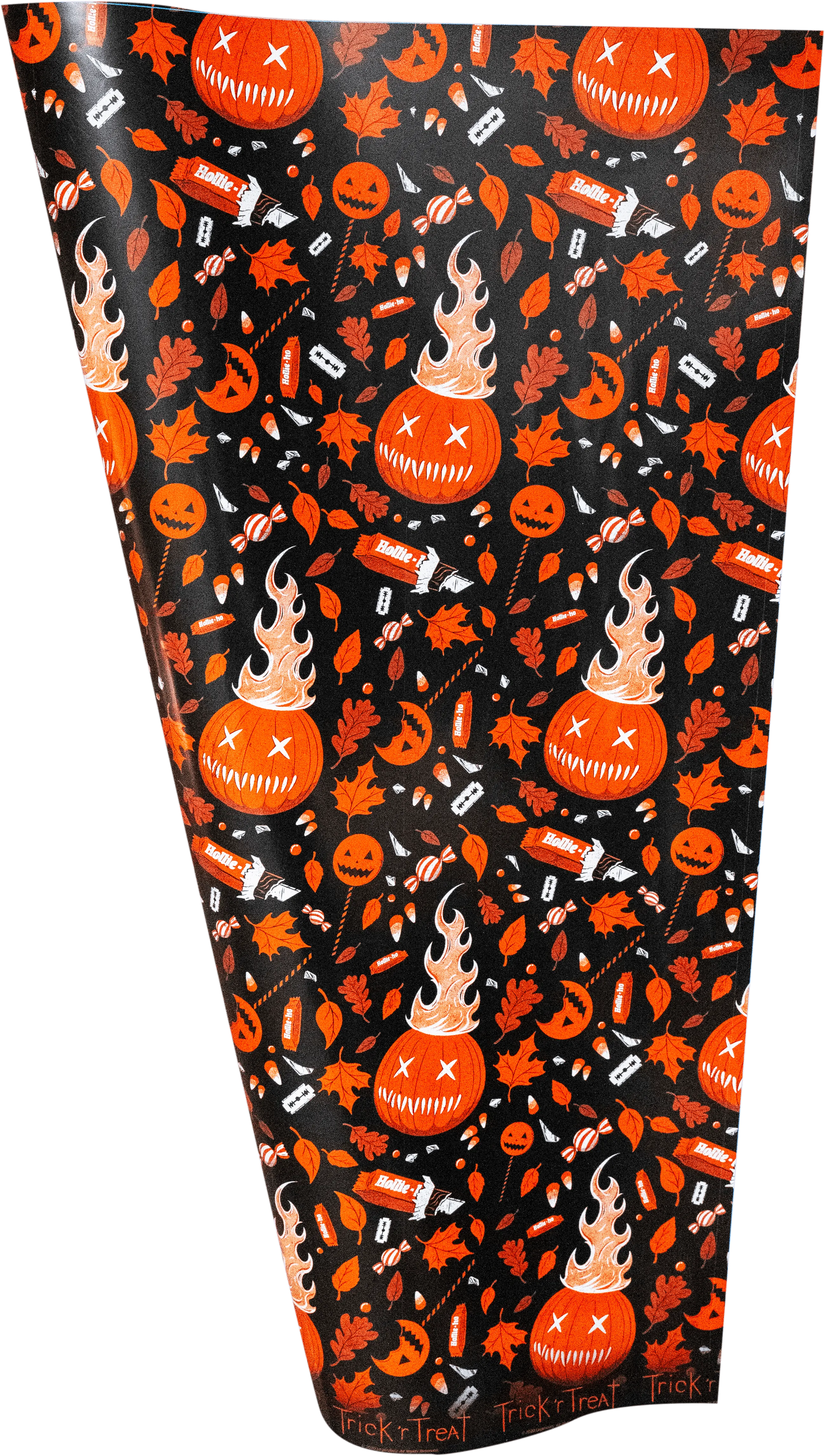 Ghostly Lights Enchanting Masks Trick r Treat - Wrapping Paper