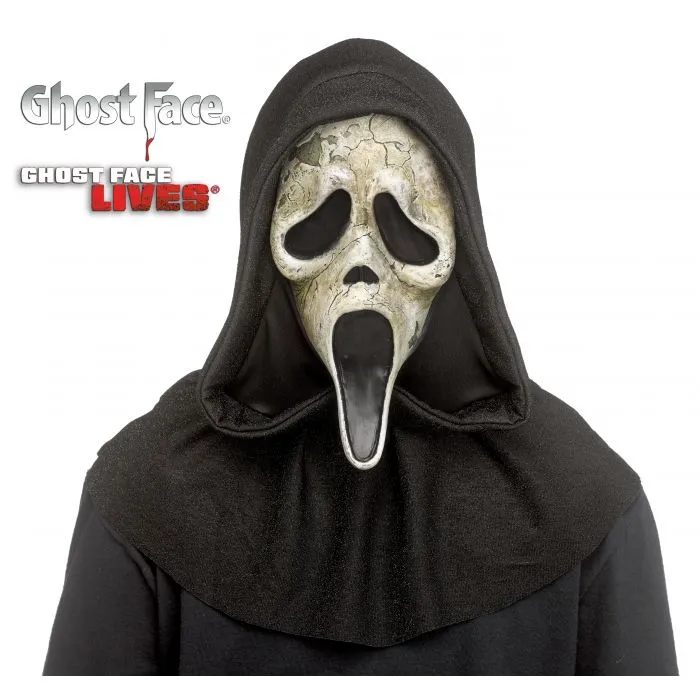 Spooky Ornaments Playful Decor Deluxe Ghost Face? Aged Mask