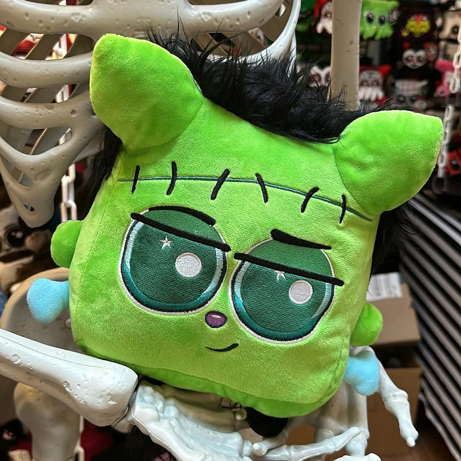 Fantastic Crafts Squaredy Cats - Squishy Frankenstein Monster pillow plush