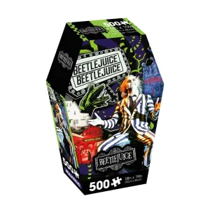 Beetlejuice Coffin Box 500 Piece Jigsaw Puzzle Playful Designs Spooky Crafts