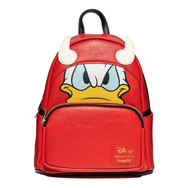 Fantastic Accessories Playful Party Donald Duck Devil Donald Cosplay Mini-Backpack - Entertainment Earth Exclusive